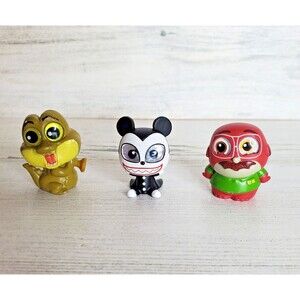 Disney Doorables Mixed Lot of 3 Louis the Alligator, Don Carlton, Vampire Teddy